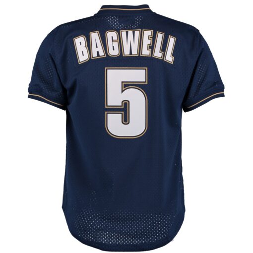 Jeff Bagwell Houston Astros Mitchell & Ness Cooperstown 1997 Mesh Batting Practice Jersey – Navy, Limited Replica Fan Edition