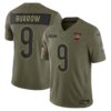 Joe Burrow Cincinnati Bengals Limited Jersey - Olive, Limited Replica Fan Edition