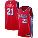 Joel Embiid Philadelphia 76ers Jordan Unisex Swingman Jersey - Statement Edition - Red, Limited Replica Fan Edition