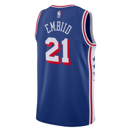 Joel Embiid Philadelphia 76ers Unisex Swingman Jersey – Icon Edition – Royal, Limited Replica Fan Edition