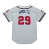 John Smoltz Atlanta Braves Mitchell & Ness 1995 Throwback Authentic Jersey - Gray, Limited Replica Fan Edition