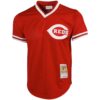 Johnny Bench Cincinnati Reds Mitchell & Ness Cooperstown Collection Big & Tall Mesh Batting Practice Jersey - R, Limited Replica Fan Edition