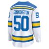 Jordan Binnington St. Louis Blues Away Breakaway Player Jersey - White, Limited Replica Fan Edition