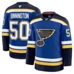 Jordan Binnington St. Louis Blues Home Premium Jersey - Blue, Limited Replica Fan Edition