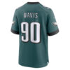 Jordan Davis Philadelphia Eagles Jersey - Midnight Green, Limited Replica Fan Edition