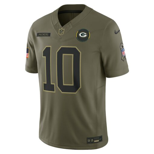 Jordan Love Green Bay Packers Limited Jersey – Olive, Limited Replica Fan Edition