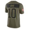 Jordan Love Green Bay Packers Limited Jersey - Olive, Limited Replica Fan Edition