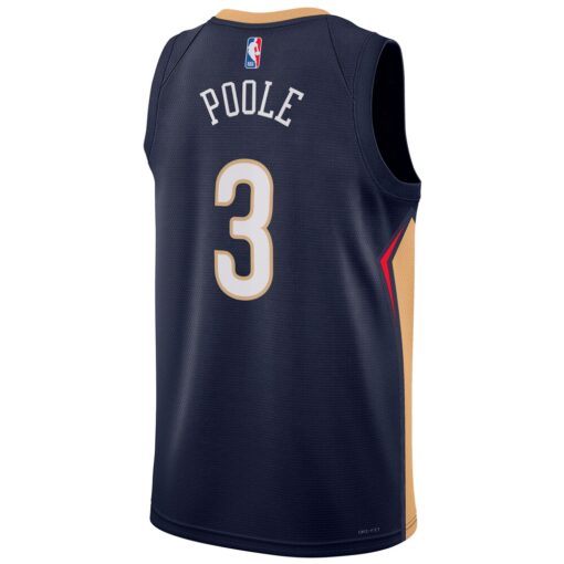 Jordan Poole New Orleans Pelicans Unisex Swingman Jersey – Navy – Icon Edition, Limited Replica Fan Edition