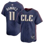 José Ramírez Cleveland Guardians City Connect Limited Player Jersey - Navy, Limited Replica Fan Edition