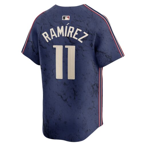 José Ramírez Cleveland Guardians City Connect Limited Player Jersey – Navy, Limited Replica Fan Edition