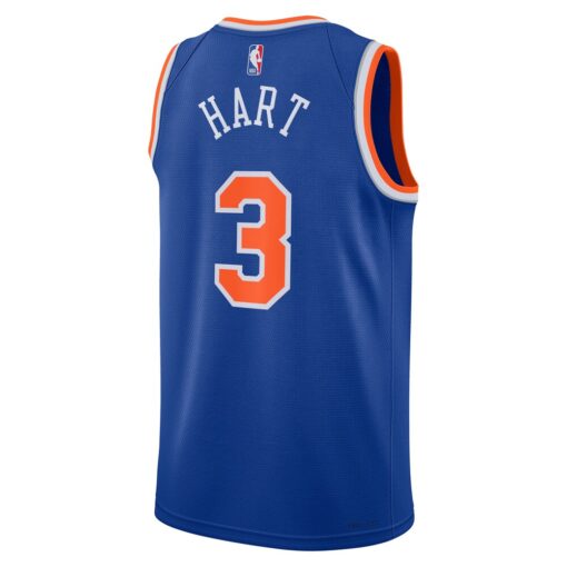 Josh Hart New York Knicks Unisex Swingman Jersey Icon Edition Blue, Limited Replica Fan Edition