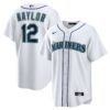 Josh Naylor Seattle Mariners Home Replica Jersey - White, Limited Replica Fan Edition