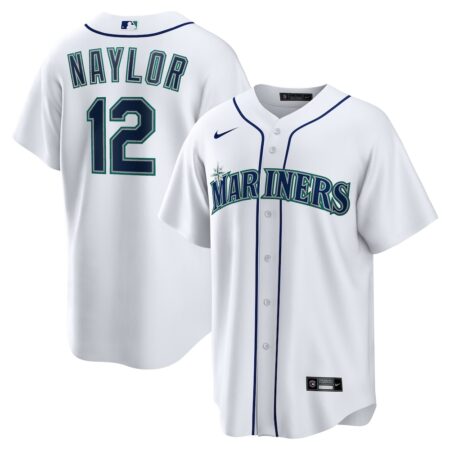Josh Naylor Seattle Mariners Home Replica Jersey – White, Limited Replica Fan Edition