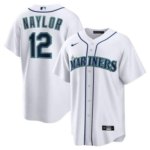 Josh Naylor Seattle Mariners Home Replica Jersey – White, Limited Replica Fan Edition