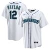 Josh Naylor Seattle Mariners Home Replica Jersey - White, Limited Replica Fan Edition