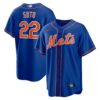 Juan Soto New York Mets Replica Player Jersey - Royal, Limited Replica Fan Edition