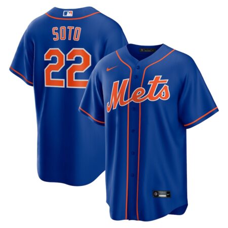 Juan Soto New York Mets Replica Player Jersey – Royal, Limited Replica Fan Edition