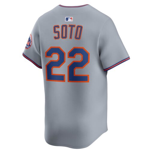 Juan Soto New York Mets Road Limited Player Jersey – Gray, Limited Replica Fan Edition
