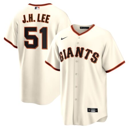 Jung Hoo Lee San Francisco Giants Home Replica Player Jersey – Cream, Limited Replica Fan Edition