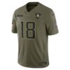 Justin Jefferson Minnesota Vikings Limited Jersey - Olive, Limited Replica Fan Edition