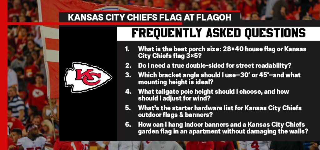 Kansas City Chiefs Flag at FlagOh FAQ