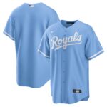 Kansas City Royals Alternate Replica Team Logo Jersey - Light Blue, Limited Replica Fan Edition