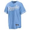 Kansas City Royals Alternate Replica Team Logo Jersey - Light Blue, Limited Replica Fan Edition