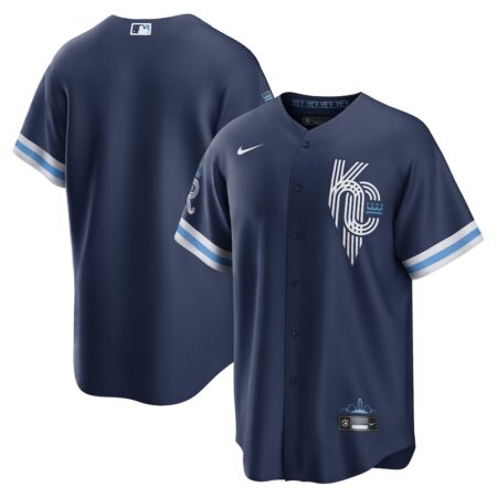 Kansas City Royals City Connect Replica Jersey – Navy, Limited Replica Fan Edition