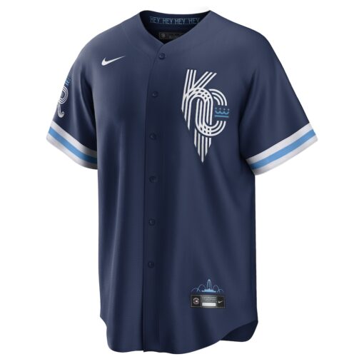 Kansas City Royals City Connect Replica Jersey – Navy, Limited Replica Fan Edition