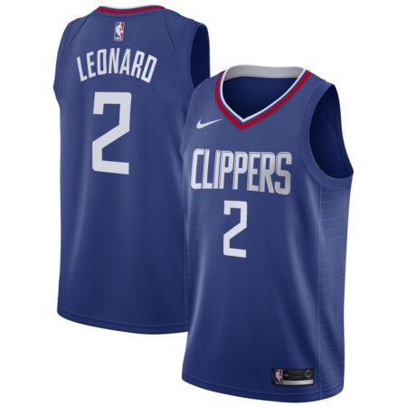 Kawhi Leonard LA Clippers 2019/20 Swingman Jersey Blue Icon Edition, Limited Replica Fan Edition