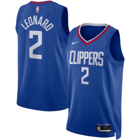 Kawhi Leonard LA Clippers Unisex Swingman Jersey – Icon Edition – Royal, Limited Replica Fan Edition