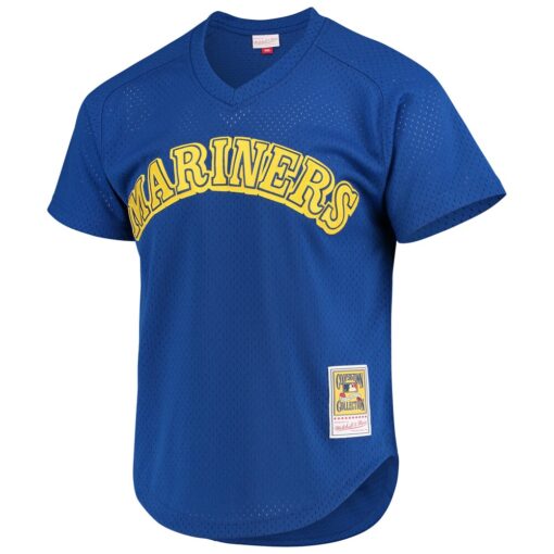 Ken Griffey Jr. Seattle Mariners Mitchell & Ness Cooperstown Mesh Batting Practice Jersey – Royal, Limited Replica Fan Edition
