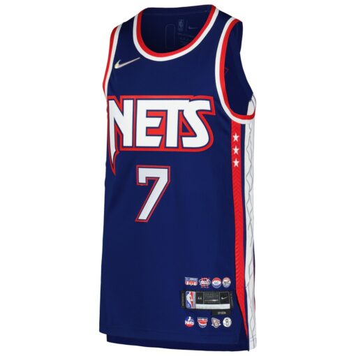 Kevin Durant Brooklyn Nets Player Jersey – City Edition – Blue, Limited Replica Fan Edition