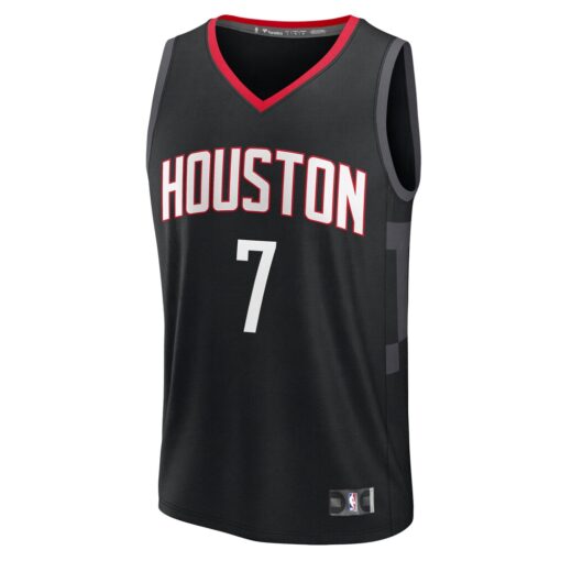 Kevin Durant Houston Rockets Player Jersey Statement Edition Black, Limited Replica Fan Edition