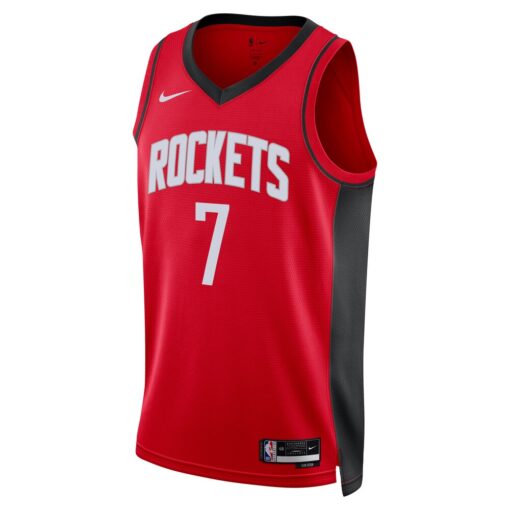 Kevin Durant Houston Rockets Unisex Swingman Player Jersey Icon Edition Red, Limited Replica Fan Edition