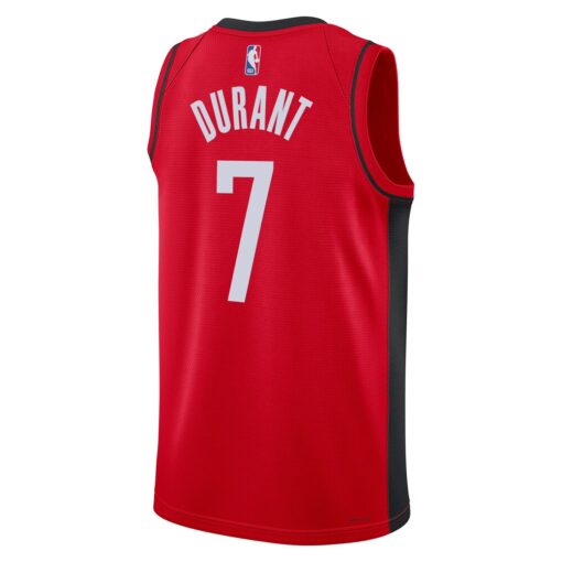 Kevin Durant Houston Rockets Unisex Swingman Player Jersey Icon Edition Red, Limited Replica Fan Edition