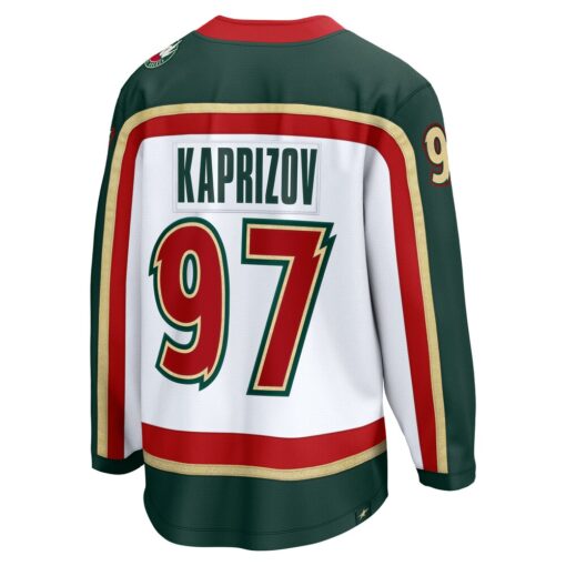 Kirill Kaprizov Minnesota Wild 25th Anniversary Premium Player Jersey – White, Limited Replica Fan Edition