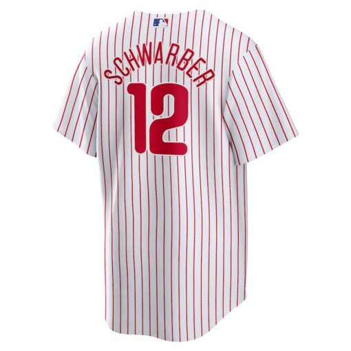 Kyle Schwarber Philadelphia Phillies Replica Player Jersey – White, Limited Replica Fan Edition