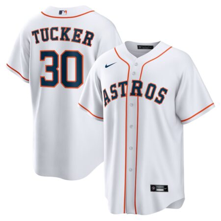 Kyle Tucker Houston Astros Home Official Replica Player Jersey – White, Limited Replica Fan Edition