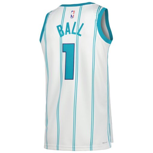 LaMelo Ball Charlotte Hornets Jordan Unisex Swingman Jersey – Association Edition – White, Limited Replica Fan Edition