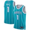LaMelo Ball Charlotte Hornets Jordan Unisex Swingman Jersey Icon Edition Teal, Limited Replica Fan Edition