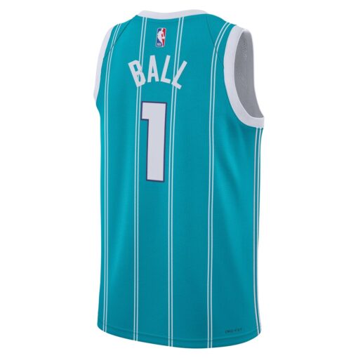 LaMelo Ball Charlotte Hornets Jordan Unisex Swingman Jersey Icon Edition Teal, Limited Replica Fan Edition