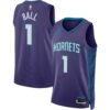 LaMelo Ball Charlotte Hornets Jordan Unisex Swingman Jersey - Statement Edition - Purple, Limited Replica Fan Edition