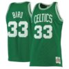Larry Bird Boston Celtics Mitchell Ness Hardwood Classics Swingman Jersey - Kelly Green, Limited Replica Fan Edition