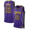 LeBron James Los Angeles Lakers Jordan Unisex Swingman Jersey Statement Edition Purple, Limited Replica Fan Edition