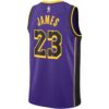 LeBron James Los Angeles Lakers Jordan Unisex Swingman Jersey Statement Edition Purple, Limited Replica Fan Edition