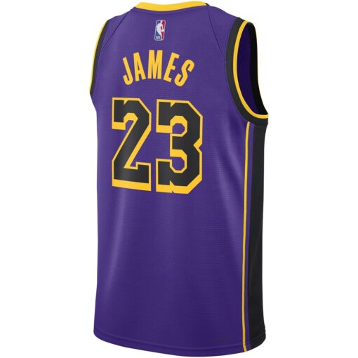 LeBron James Los Angeles Lakers Jordan Unisex Swingman Jersey Statement Edition Purple, Limited Replica Fan Edition