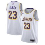 LeBron James Los Angeles Lakers Unisex Swingman Jersey Association Edition White, Limited Replica Fan Edition