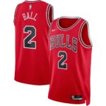 Lonzo Ball Chicago Bulls Unisex Swingman Jersey - Icon Edition - Red, Limited Replica Fan Edition