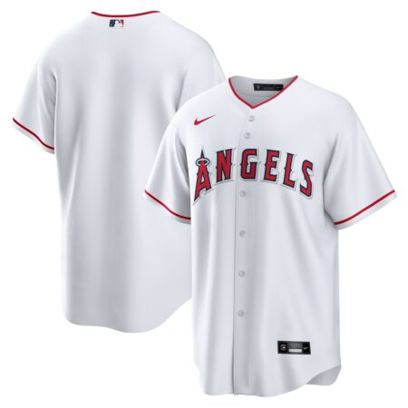 Los Angeles Angels Home Replica Team Jersey – White, Limited Replica Fan Edition